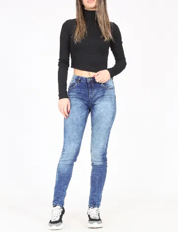 Blugi Bershka, albastru