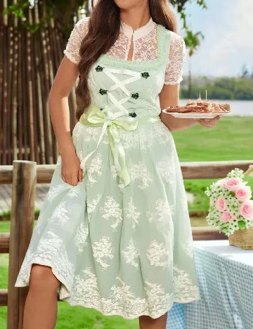 Rochie medie SHEIN, verde