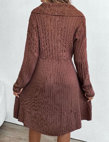 Rochie scurta SHEIN, maro