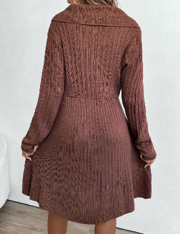 Rochie scurta SHEIN, maro