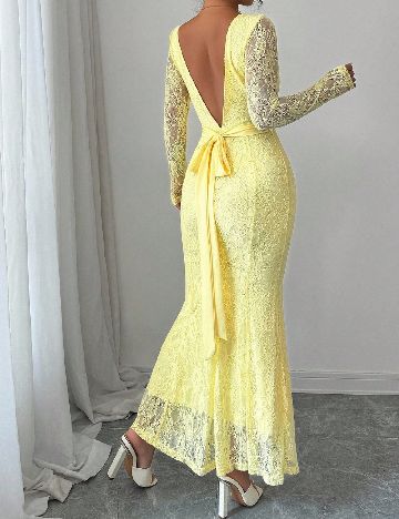 Rochie lunga SHEIN, galben