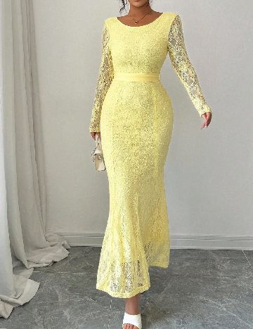 Rochie lunga SHEIN, galben