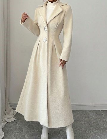 Palton SHEIN, crem