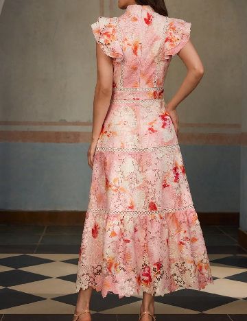 Rochie medie Zeylah, roz