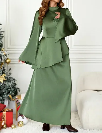 Compleu SHEIN CURVE, verde