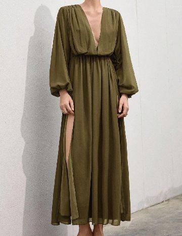 Rochie lunga SHEIN, verde