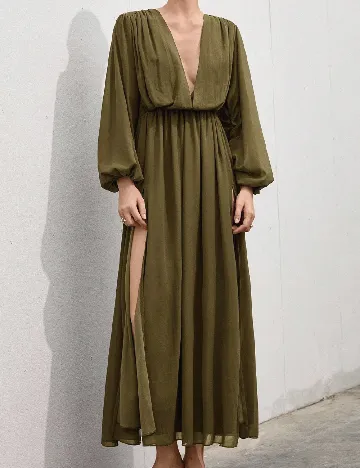 Rochie lunga SHEIN, verde