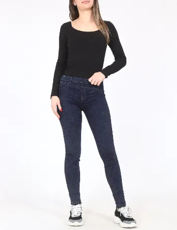 Pantaloni Bershka, albastru