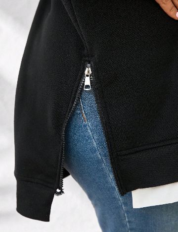 Hanorac SHEIN CURVE, negru