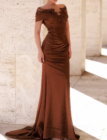 Rochie lunga SHEIN, maro