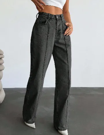 Blugi SHEIN, gri inchis