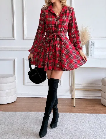 Rochie scurta SHEIN, rosu