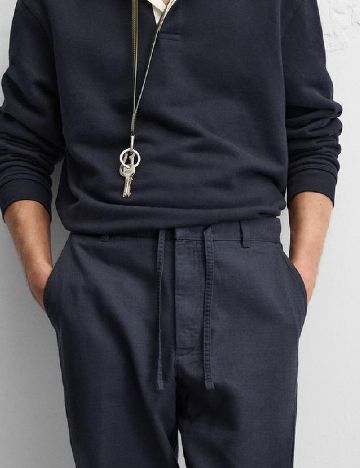 Pantaloni Zara, bleumarin