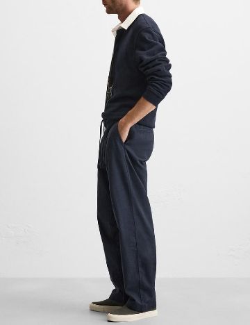 Pantaloni Zara, bleumarin