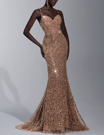 Rochie lunga SHEIN, piersica