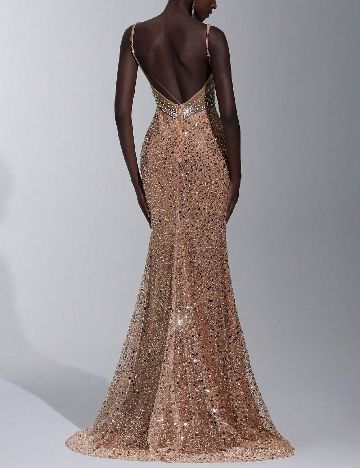 Rochie lunga SHEIN, piersica