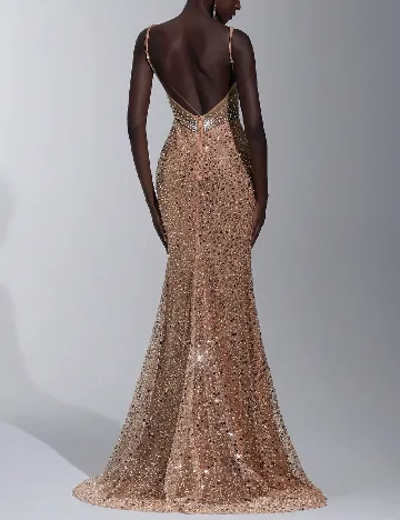 Rochie lunga SHEIN, piersica