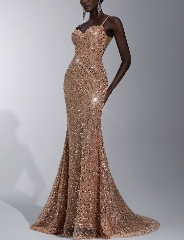 Rochie lunga SHEIN, piersica