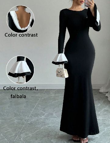 Rochie lunga SHEIN, negru