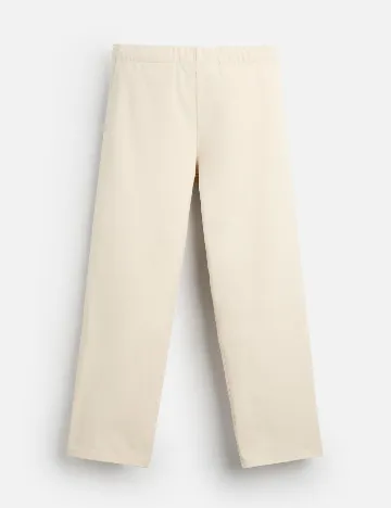 Pantaloni Zara, ecru
