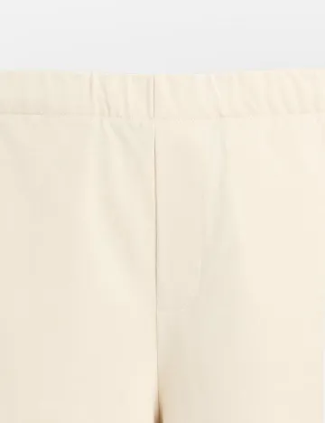 Pantaloni Zara, ecru