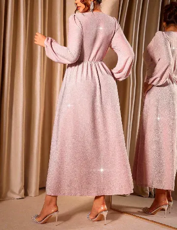 Rochie lunga SHEIN CURVE, roz