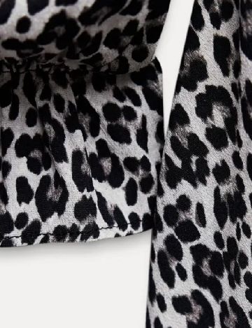 Rochie scurta Zara, animal print