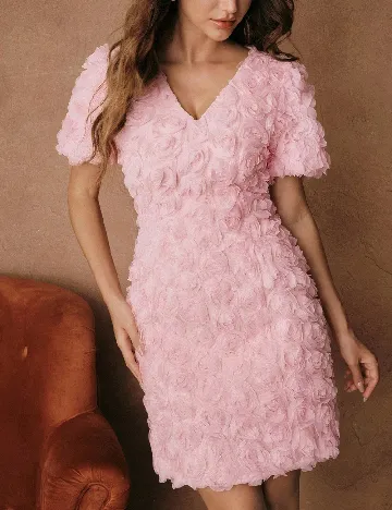 Rochie scurta Savoree, roz