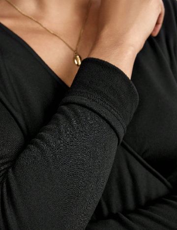 Rochie scurta SHEIN Maternity, negru