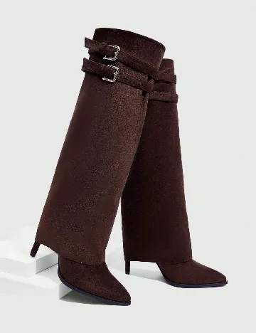 Cizme SHEIN, maro