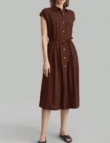 Rochie medie SHEIN, maro