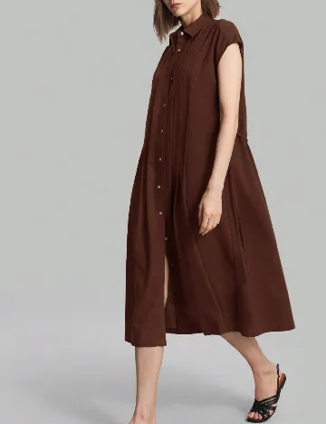 Rochie medie SHEIN, maro