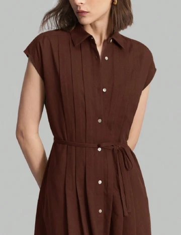 Rochie medie SHEIN, maro