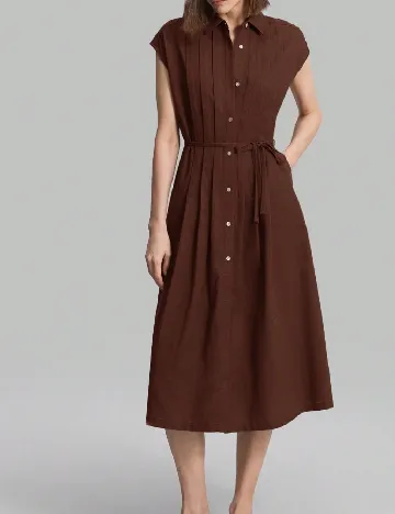 Rochie medie SHEIN, maro