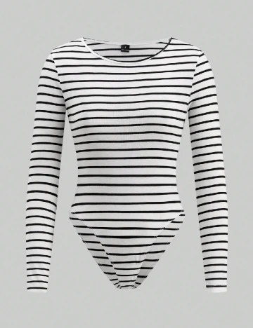 Set body 2 bucati SHEIN, alb/negru