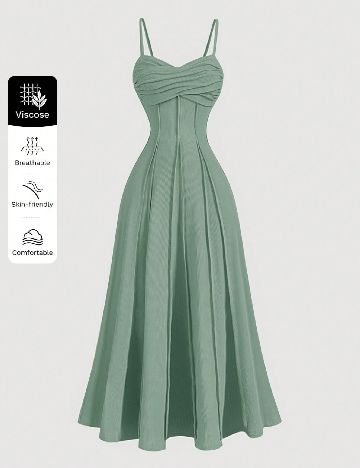 Rochie medie SHEIN, verde