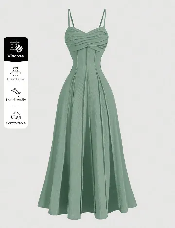 Rochie medie SHEIN, verde