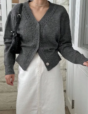 Cardigan Dazy, gri