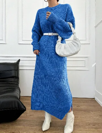 Rochie lunga SHEIN, albastru