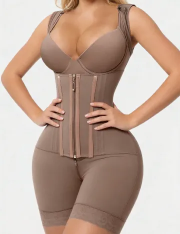 Salopeta modelatoare SHEIN, roz pudra inchis