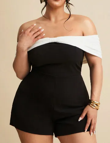 Salopeta SHEIN CURVE, negru