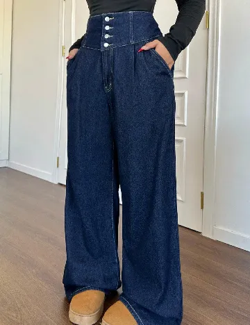 Blugi SHEIN CURVE, albastru