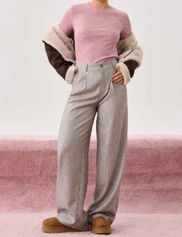 Pantaloni Sinsay, gri