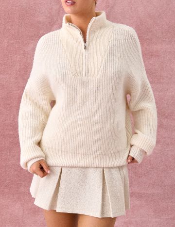 Pulover Sinsay, ecru