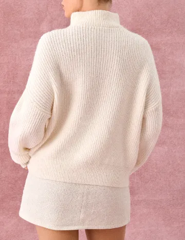 Pulover Sinsay, ecru