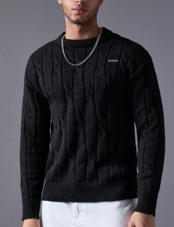 Pulover SHEIN, negru