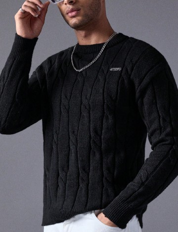 Pulover SHEIN, negru