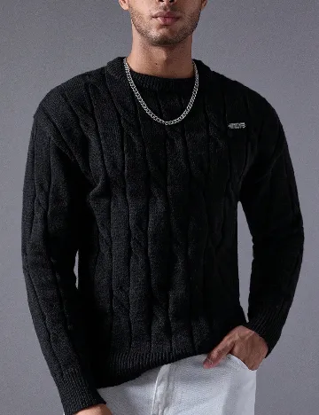 Pulover SHEIN, negru