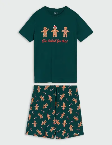 Pijama Sinsay, verde