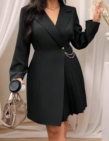 Rochie scurta SHEIN CURVE, negru